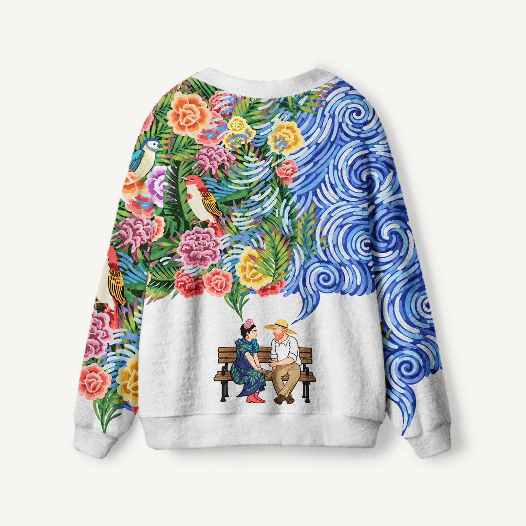 Cardigan Frida e Van Gogh