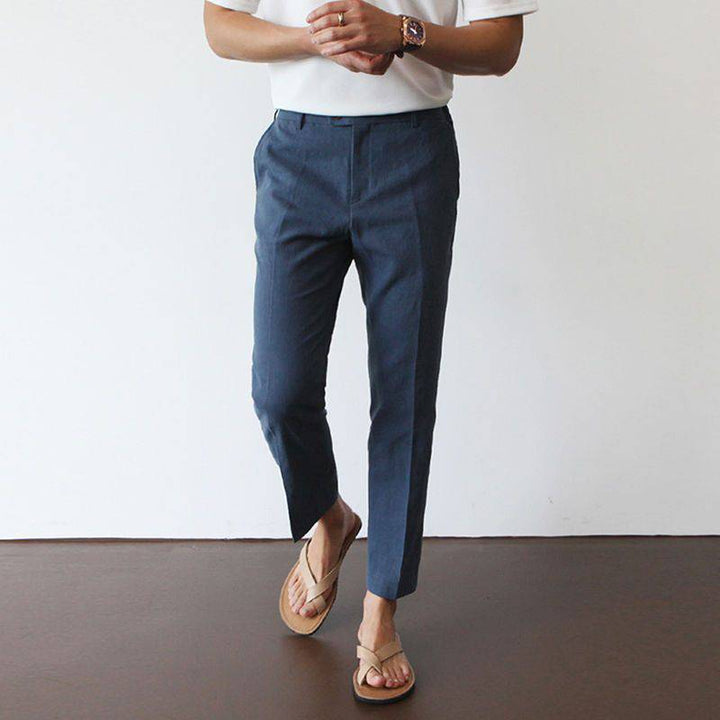 Salvatore | Elegante Pantalone Uomo Gamba Dritta Tasche Laterali