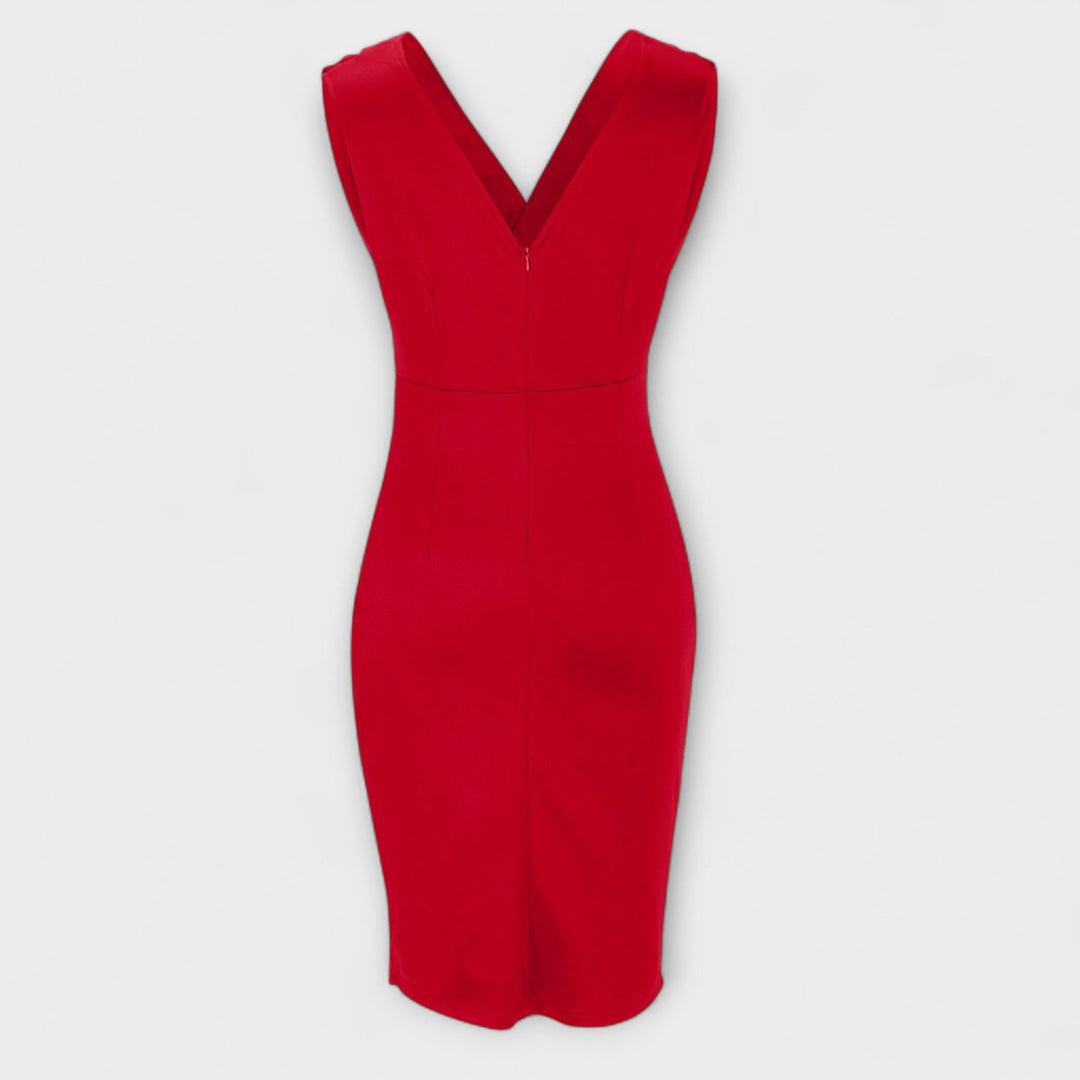 Desi - Abito V-Neck con Spacco