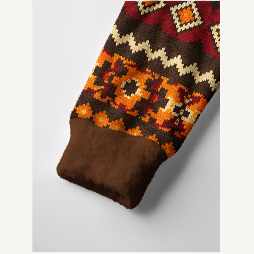 Cardigan lavorato a maglia Fox Woodland Autunno