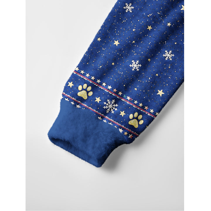 Maglione Natalizio Girocollo con Gatto e Luci di Natale