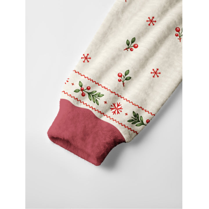 Maglione Natalizio Girocollo “Merry Christmas” a Tema Pasticceria