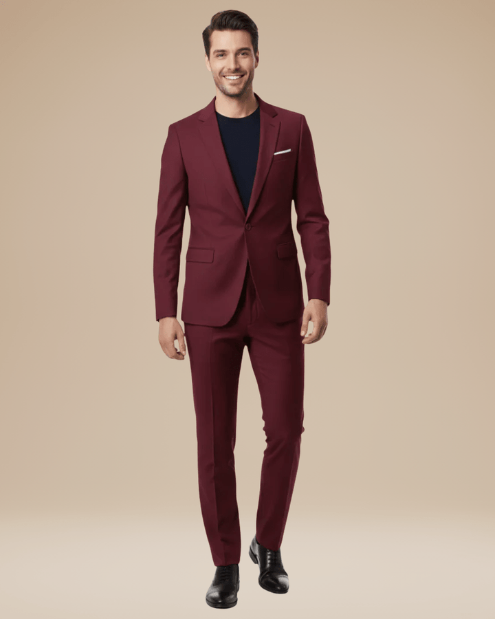 Completo da Uomo Due Pezzi | Comfort Stretch e Vestibilità Regolare per Ogni Occasione