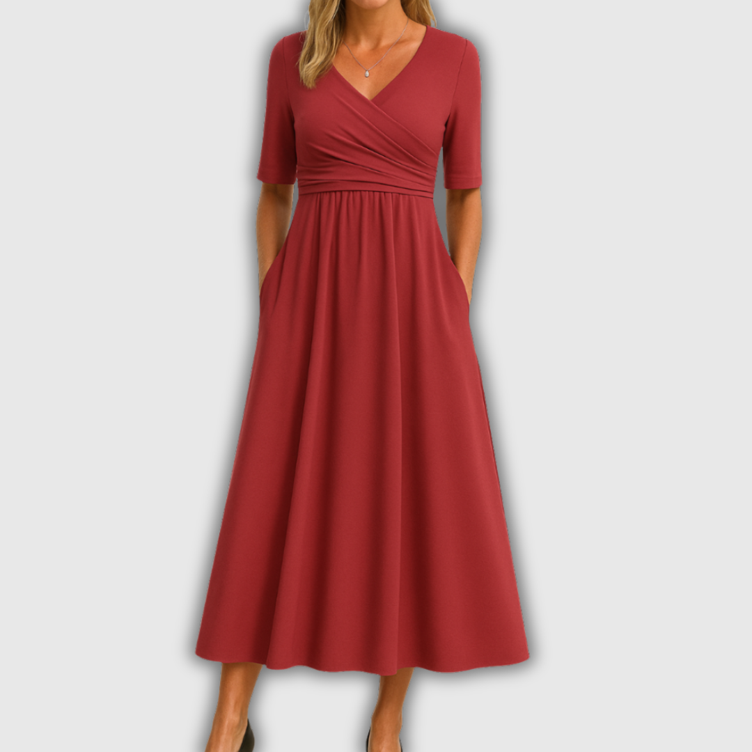Elira | Abito Elegante a Incrocio