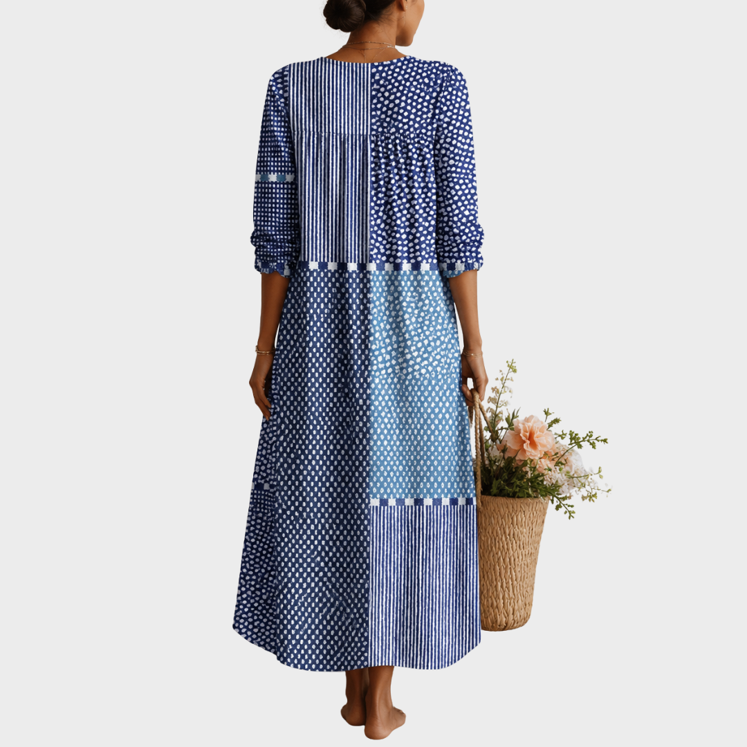 Ava™ | Abito in Lino Retro
