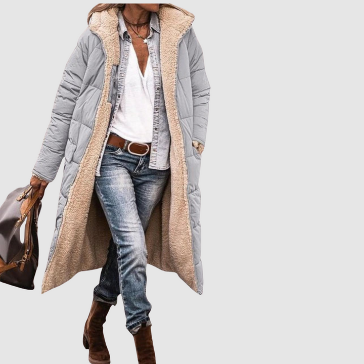 Laura - Cappotto invernale con design reversibile