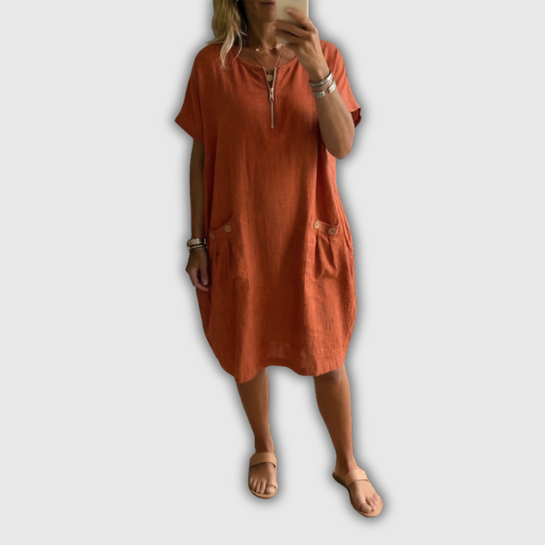 Tessa – Abito con Chiusura a Zip