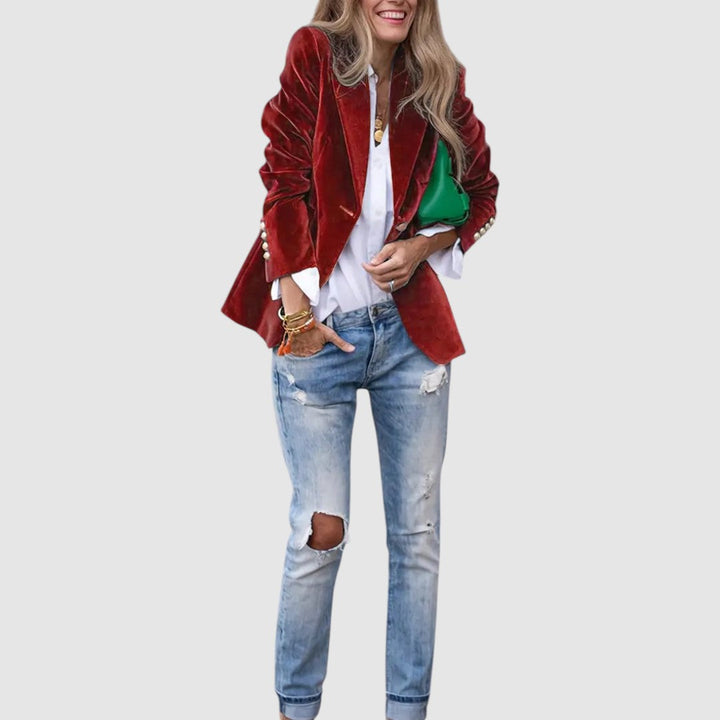 Natálie - Giacca di velluto elegante