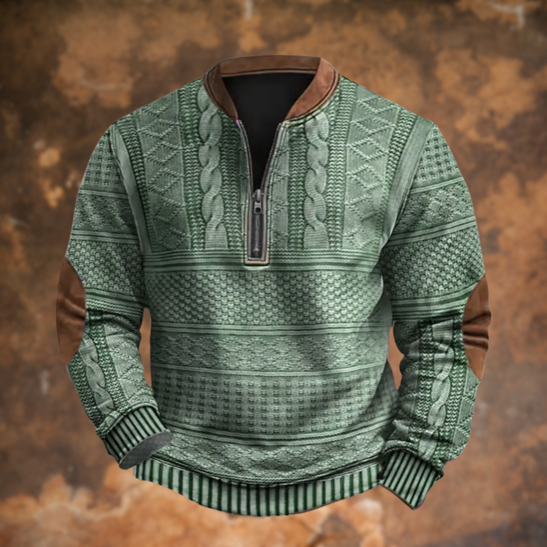 João - Maglione in maglia con zip