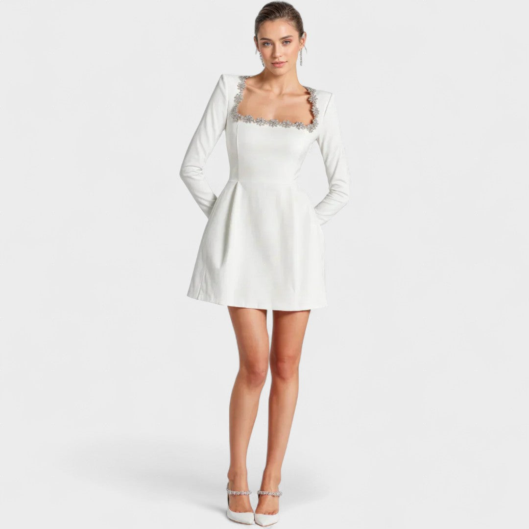 Elea | Abito Mini in Satin
