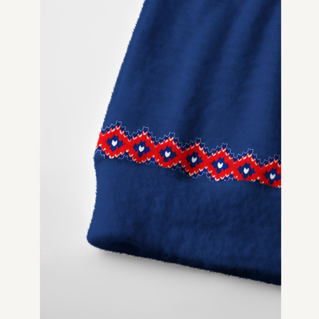 Cardigan lavorato a maglia con stampa Fair Isle e aragoste
