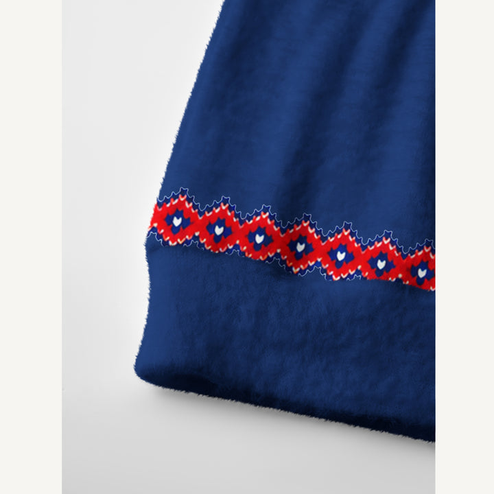 Cardigan lavorato a maglia con stampa Fair Isle e aragoste