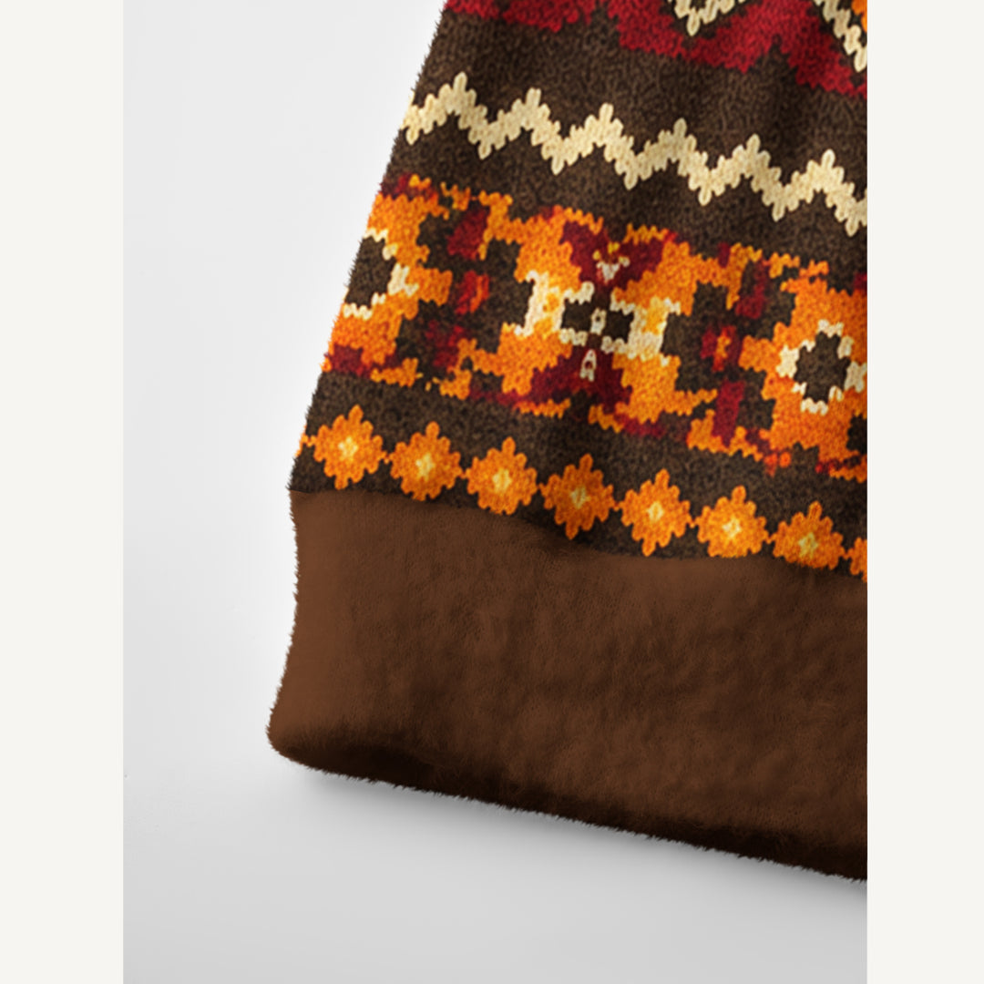 Cardigan lavorato a maglia Fox Woodland Autunno