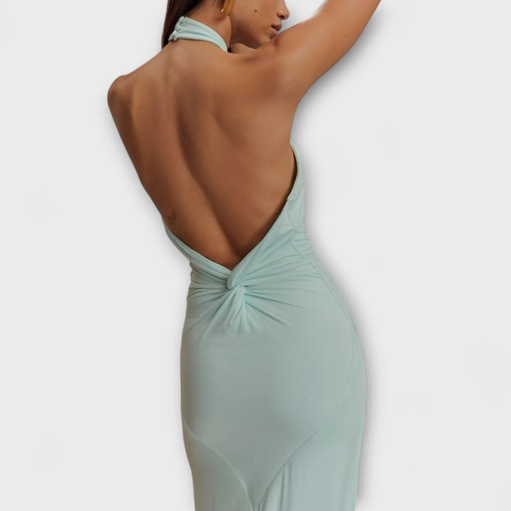 Lagoon - Vestito Maxi Slinky Halter