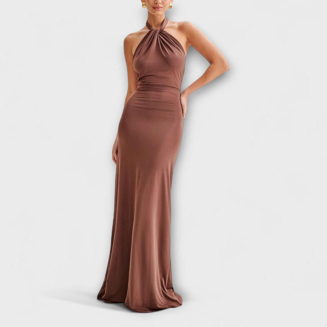 Lagoon - Vestito Maxi Slinky Halter