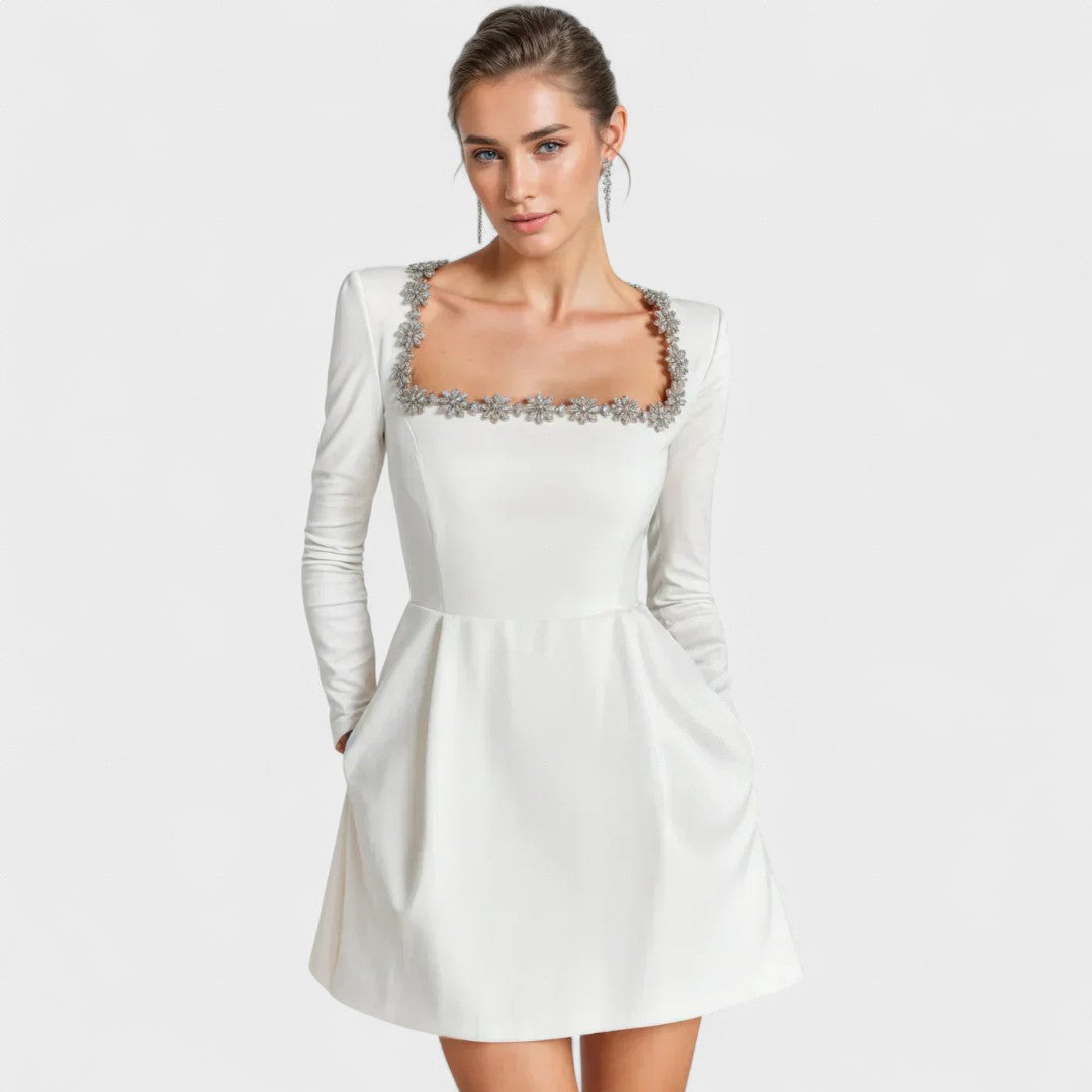 Elea | Abito Mini in Satin