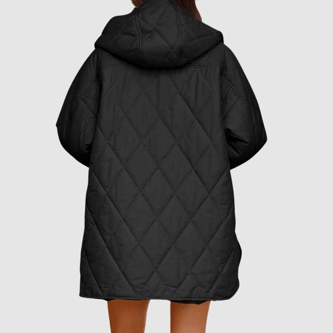 Kristýna - Cappotto invernale oversize con cappuccio