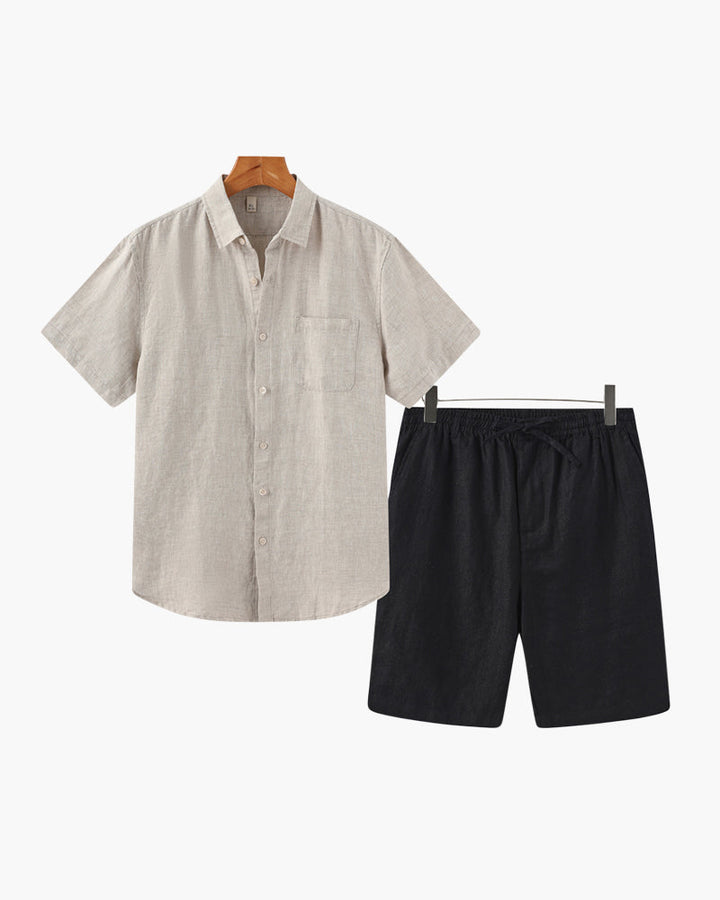 Carlo | Pantaloncini estivi in lino Old Money