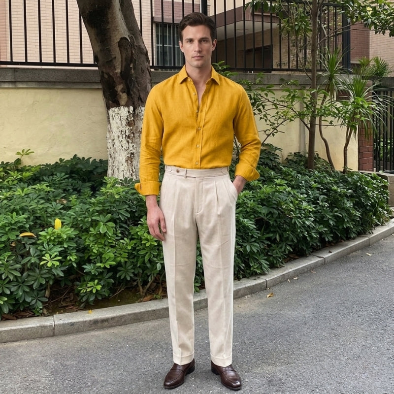 Salvatore | Elegante camicia in lino