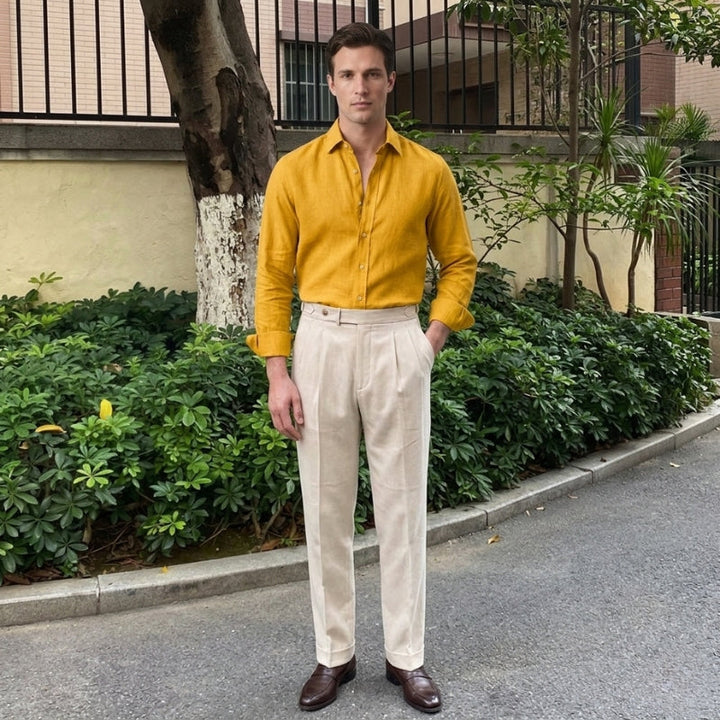 Salvatore | Elegante camicia in lino
