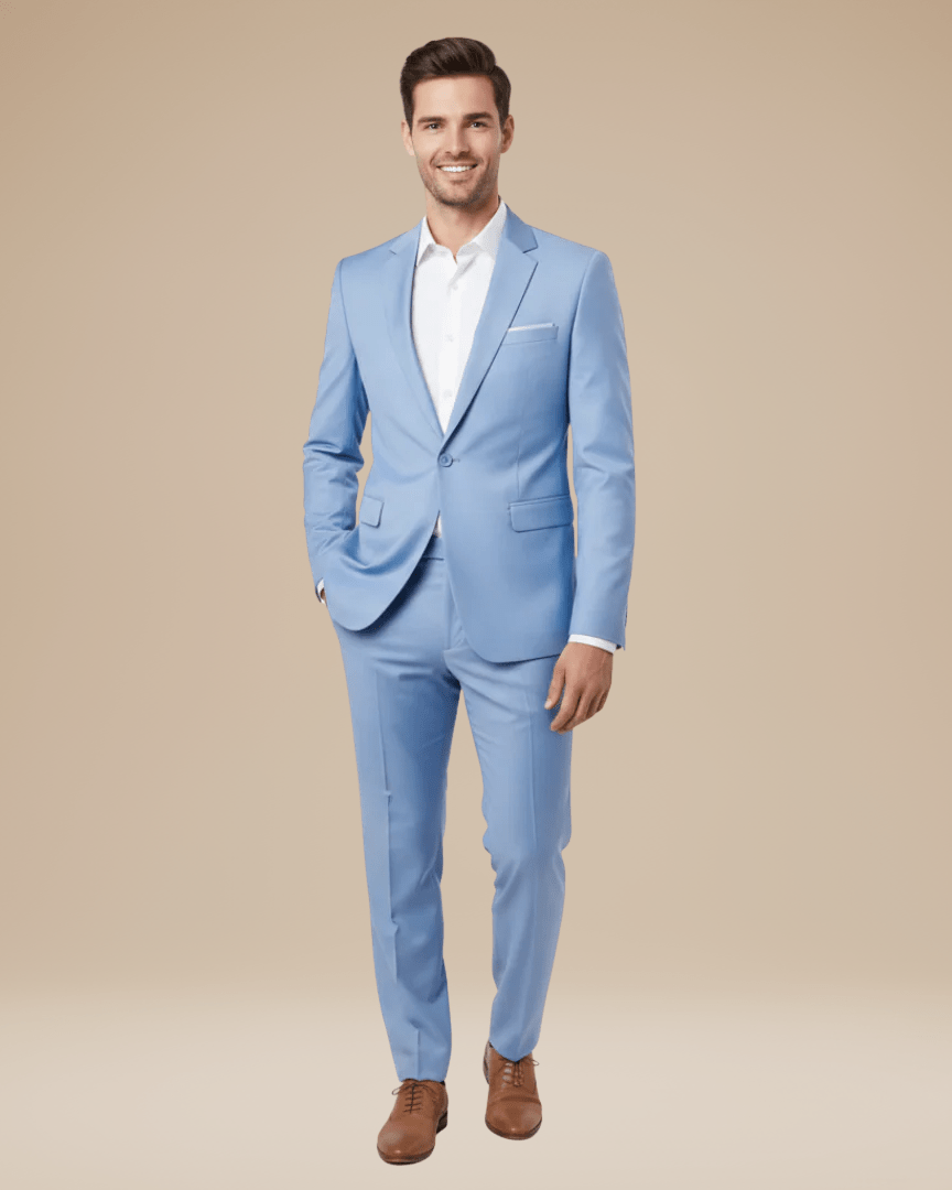 Completo da Uomo Due Pezzi | Comfort Stretch e Vestibilità Regolare per Ogni Occasione