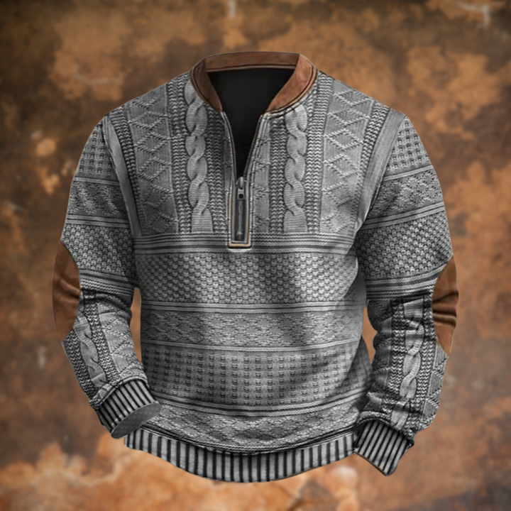 João - Maglione in maglia con zip