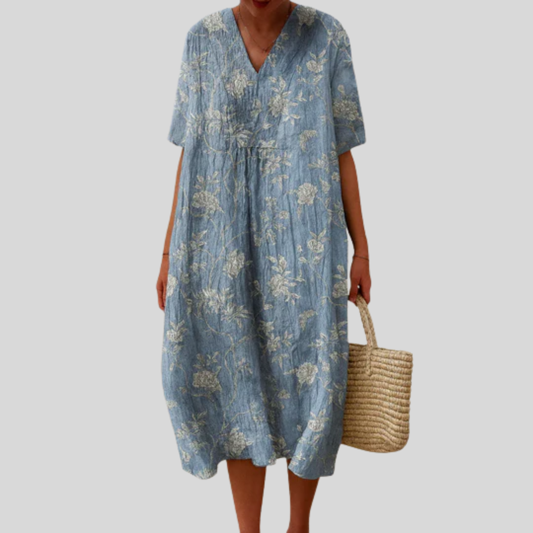 Diletta - Abito Estivo Stampato Flattering