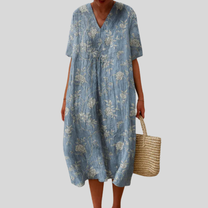 Diletta - Abito Estivo Stampato Flattering