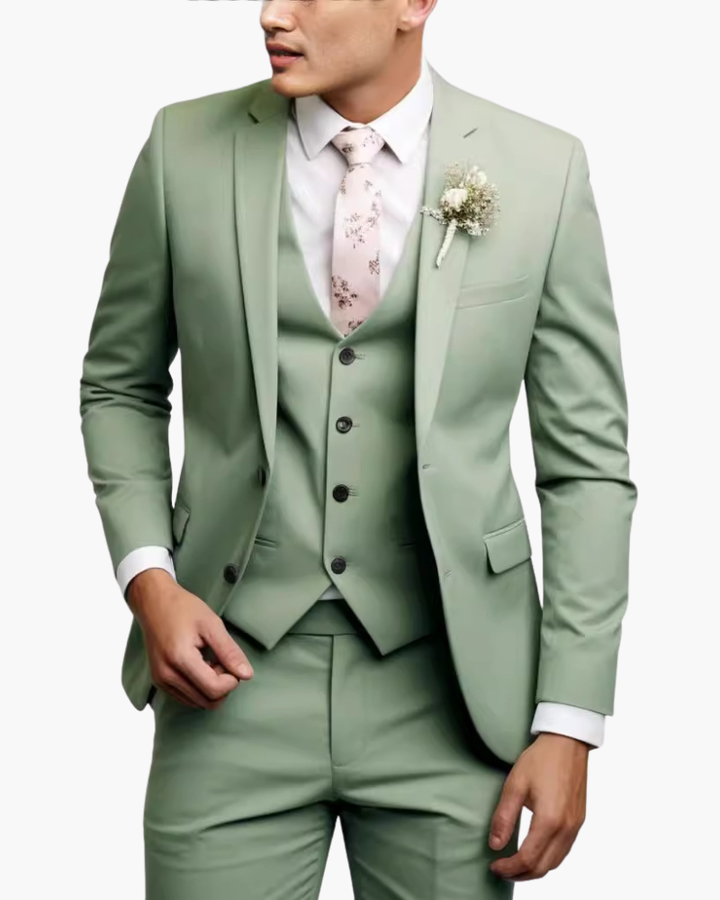 Completo 3 Pezzi Elegante | Blazer Gilet Pantaloni
