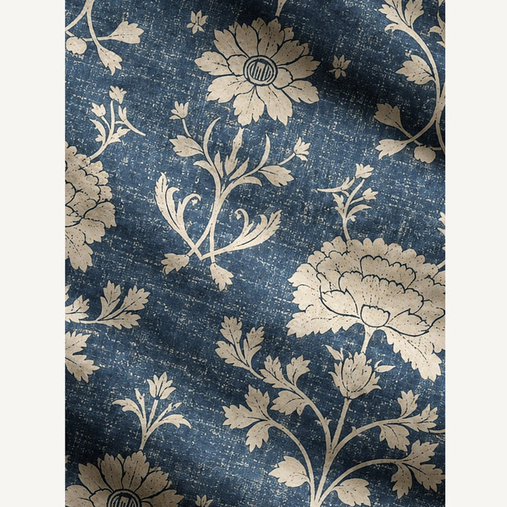 Maglione a girocollo floreale botanico dal fascino vintage