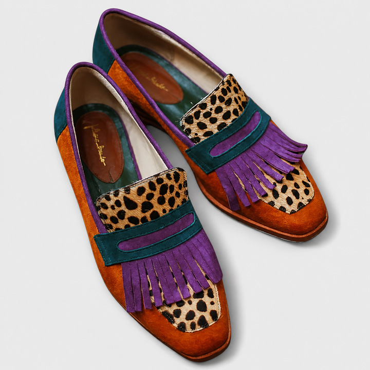 Fallon™ | Mocassini Marrone Leopardo
