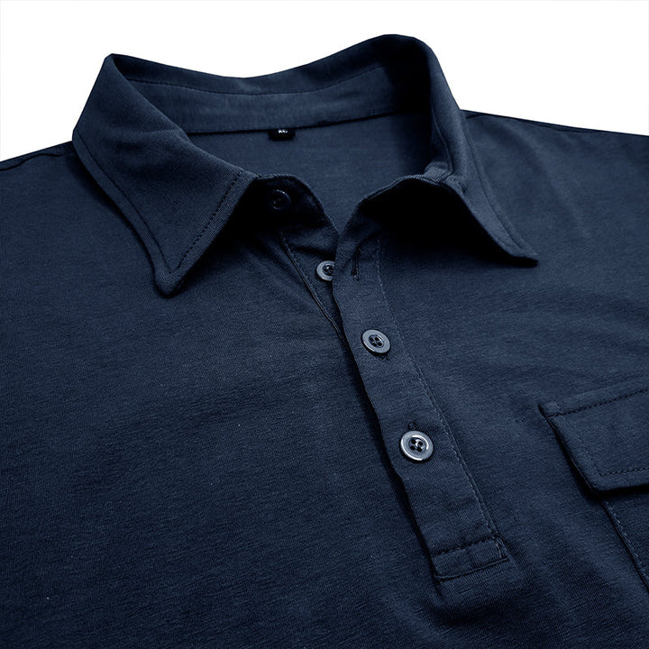 Adriano - Camicia di cotone con tasche