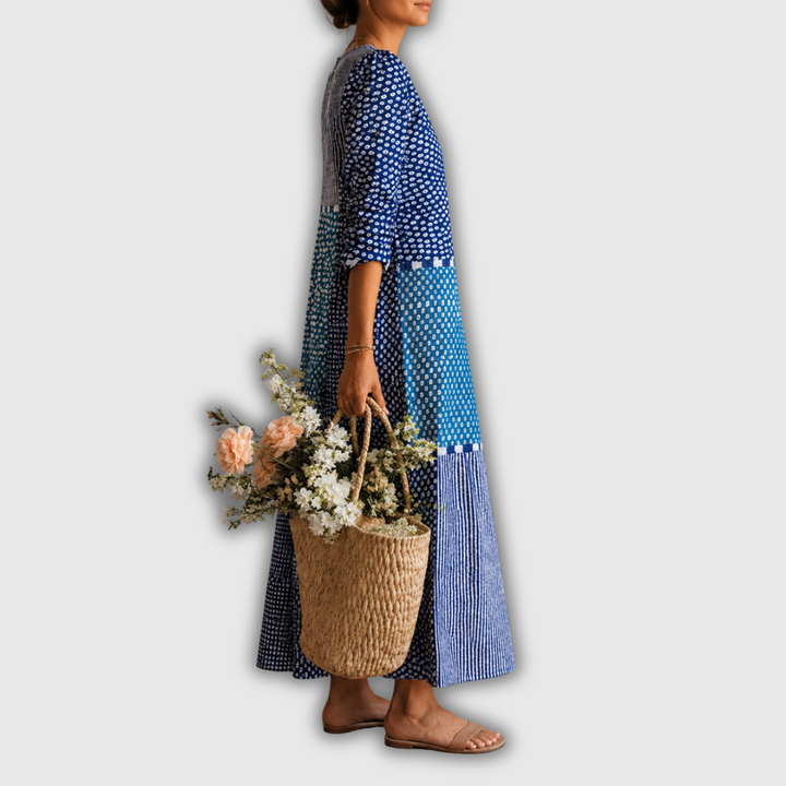 Ava™ | Abito in Lino Retro