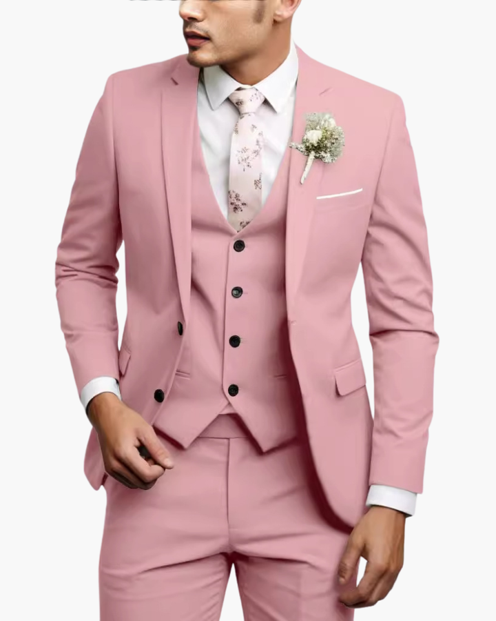 Completo 3 Pezzi Elegante | Blazer Gilet Pantaloni