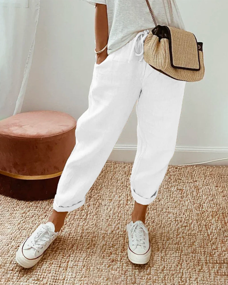 Paola | Pantaloni da donna fatti a mano Qualità &amp; Comfort®