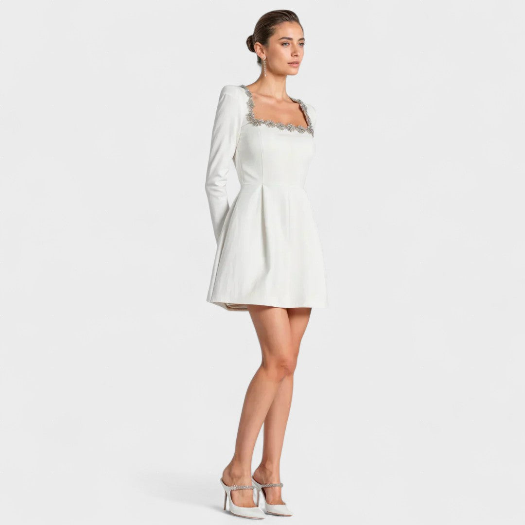 Elea | Abito Mini in Satin