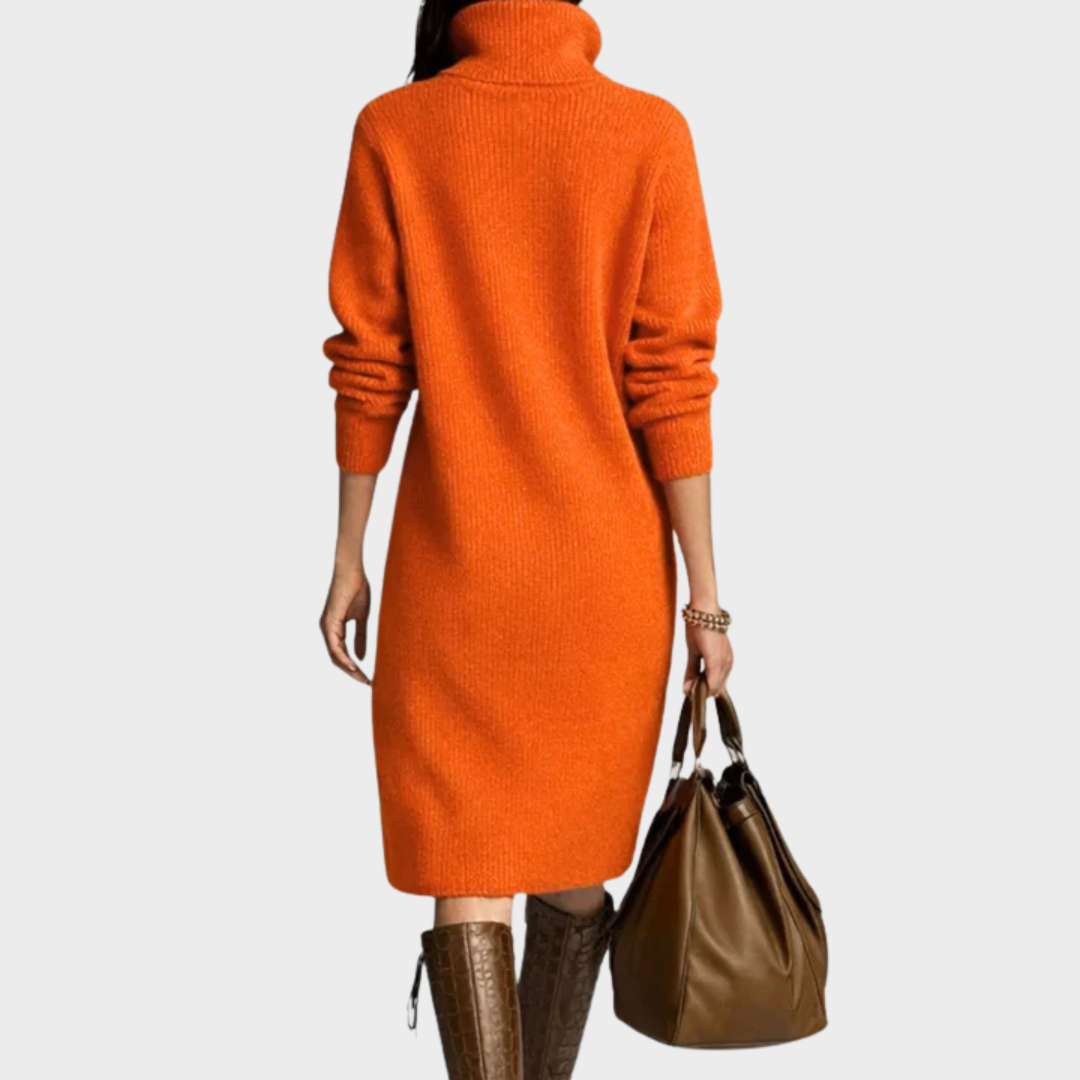 Nancy | Abito Elegante Invernale con Bottoni