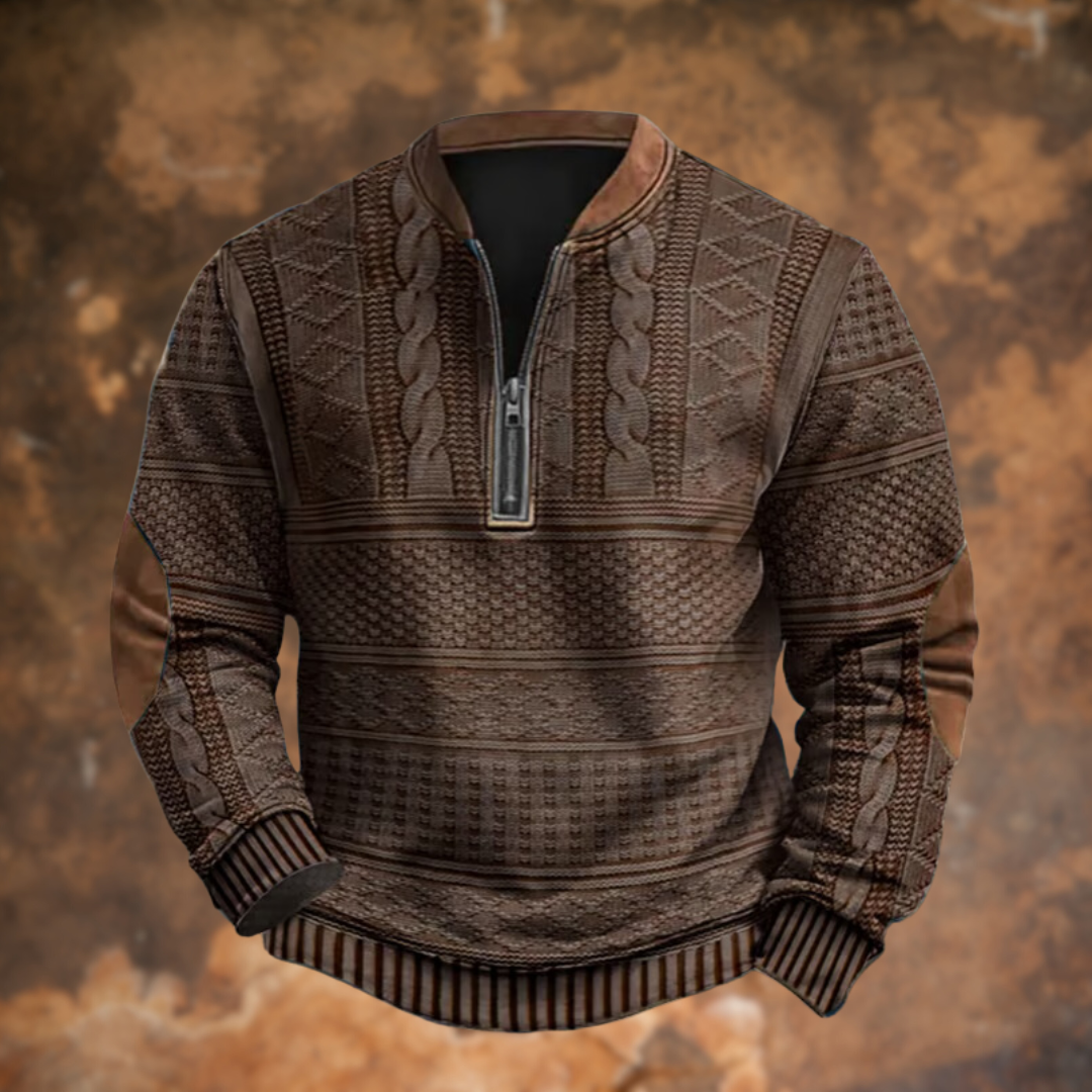 João - Maglione in maglia con zip