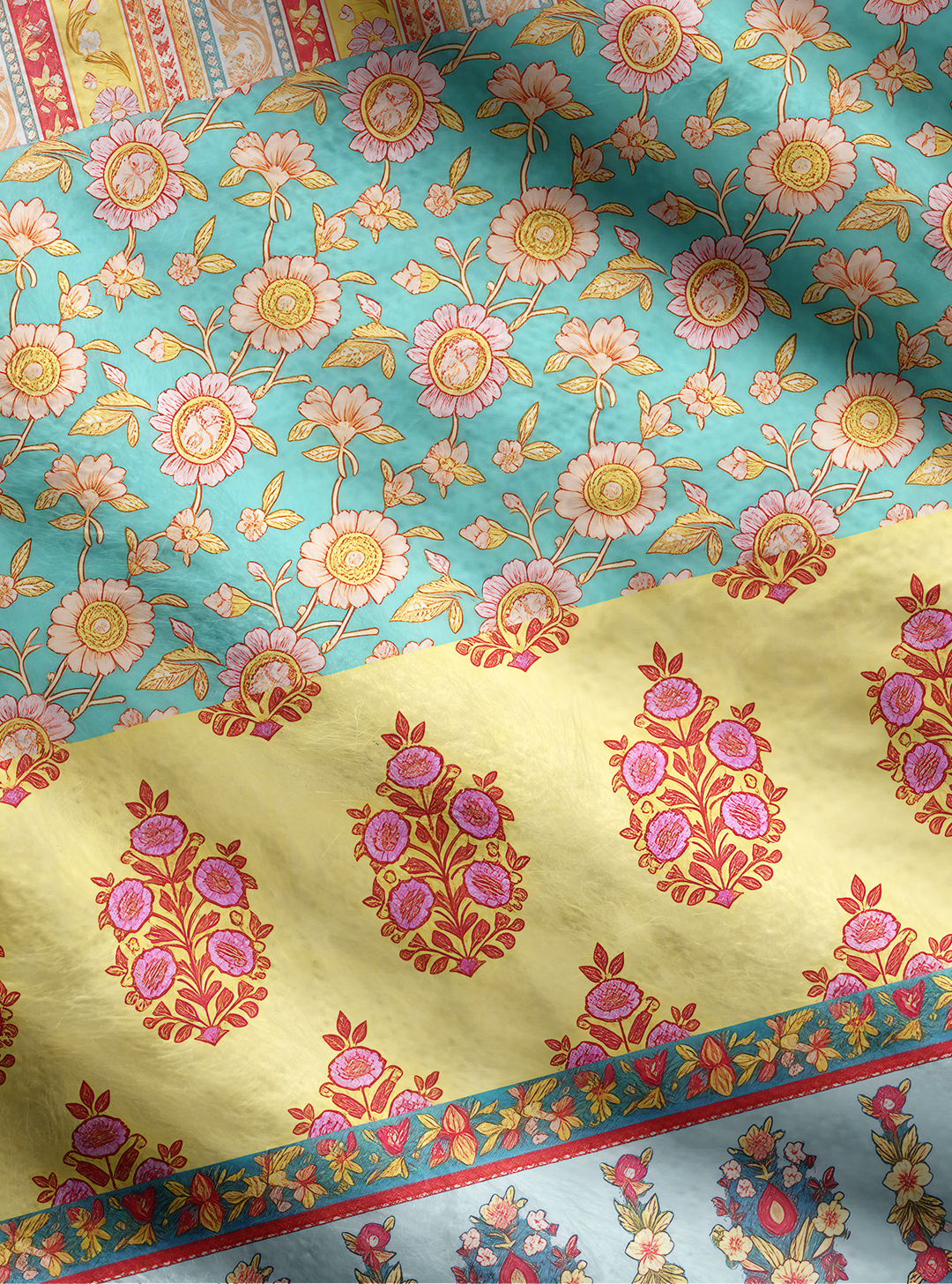 Cardigan lavorato a maglia con motivo ispirato al Paisley