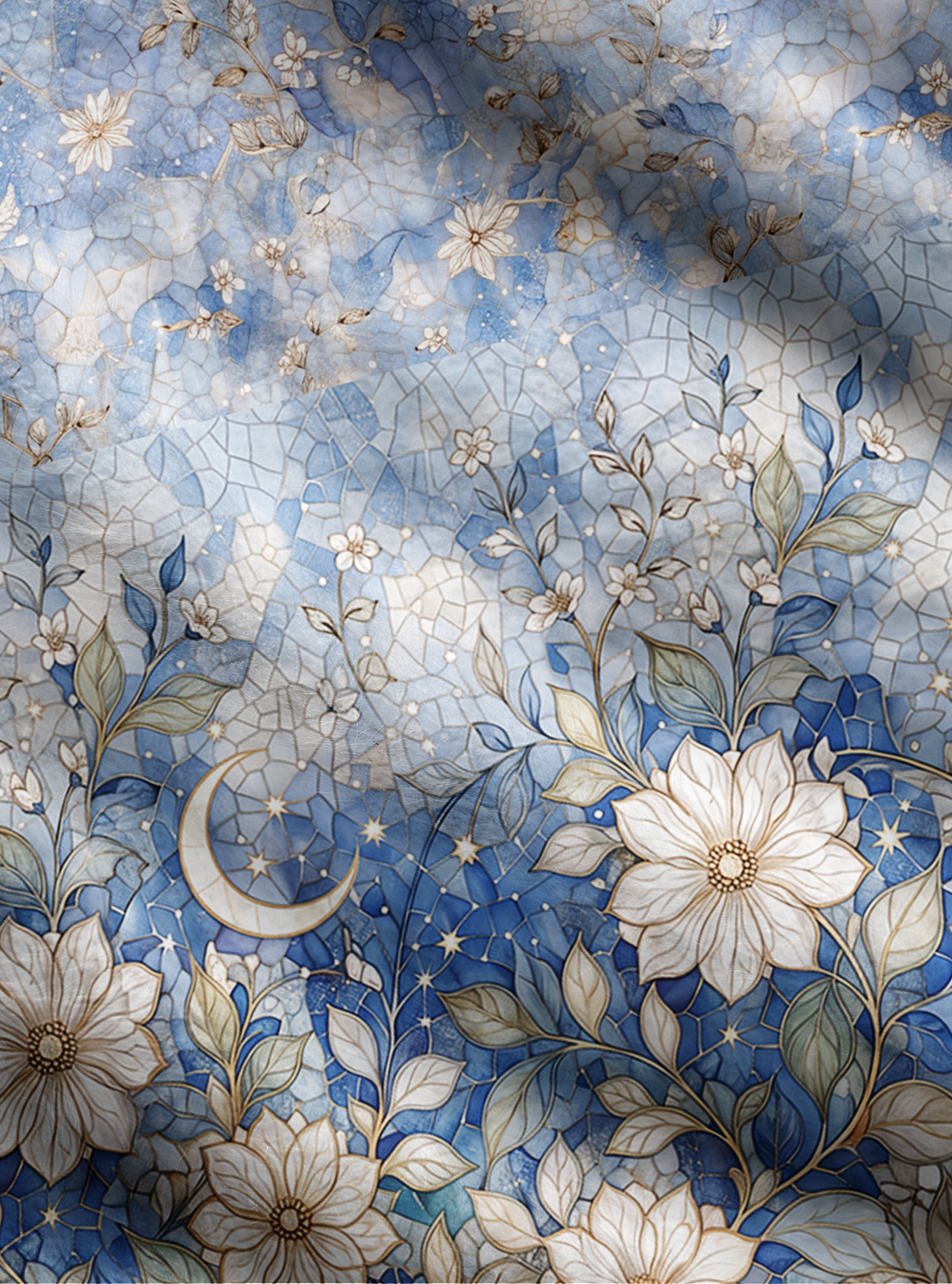 Cardigan lavorato a maglia con motivo floreale «Midnight Moon»