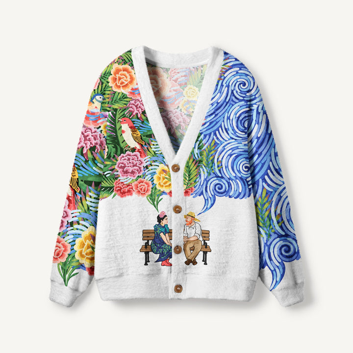 Cardigan Frida e Van Gogh