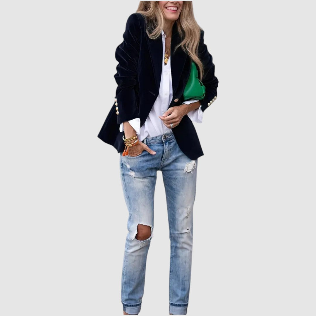 Natálie - Giacca di velluto elegante