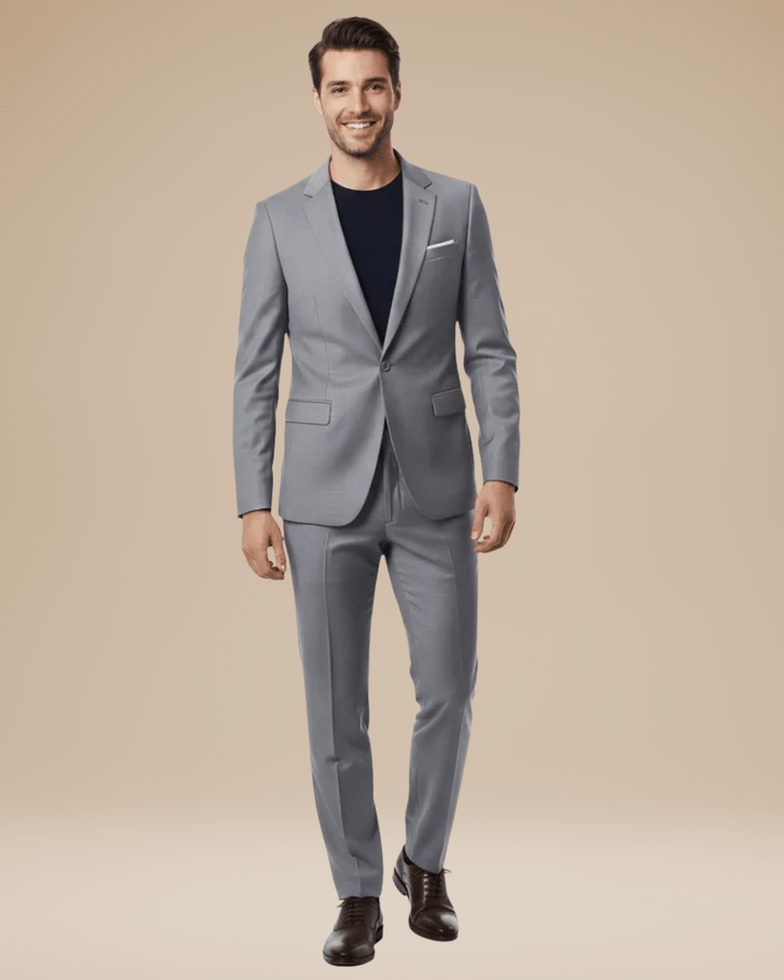 Completo da Uomo Due Pezzi | Comfort Stretch e Vestibilità Regolare per Ogni Occasione