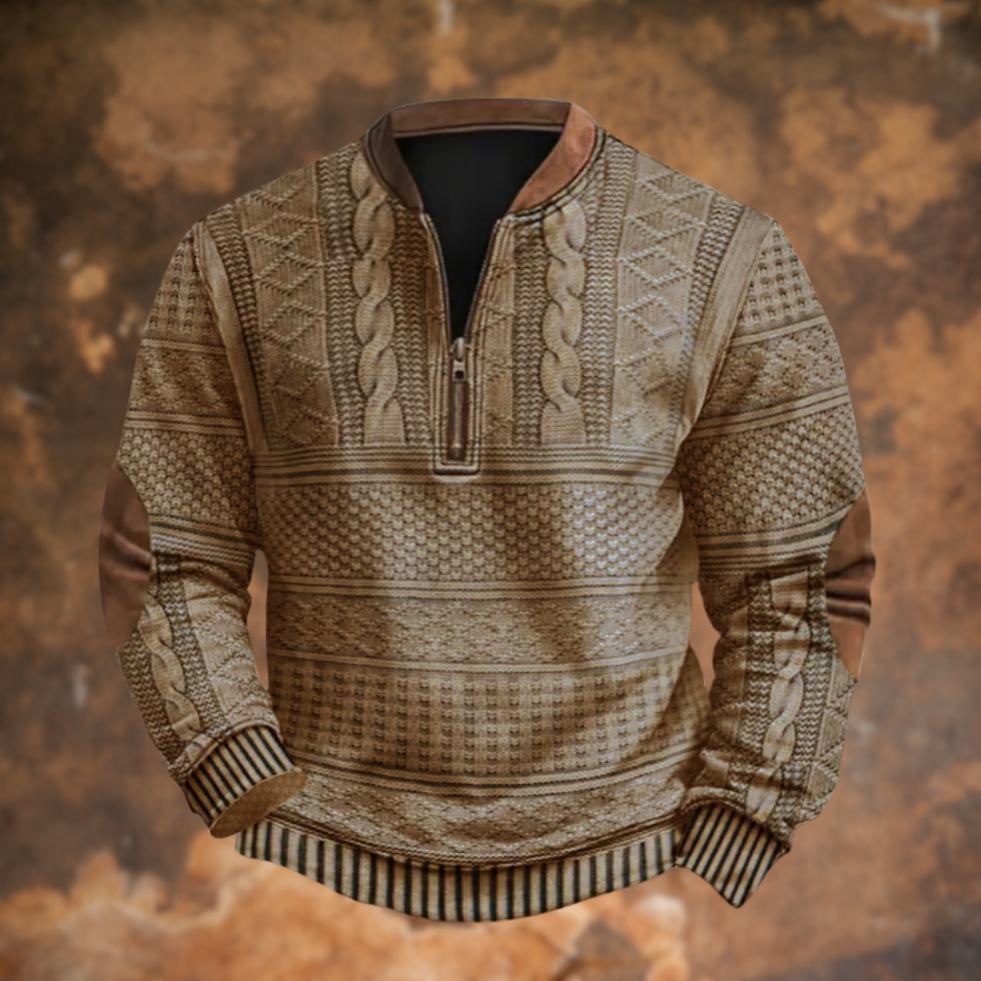 João - Maglione in maglia con zip
