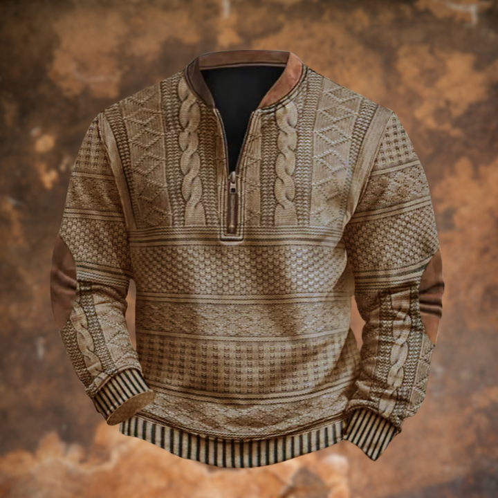João - Maglione in maglia con zip