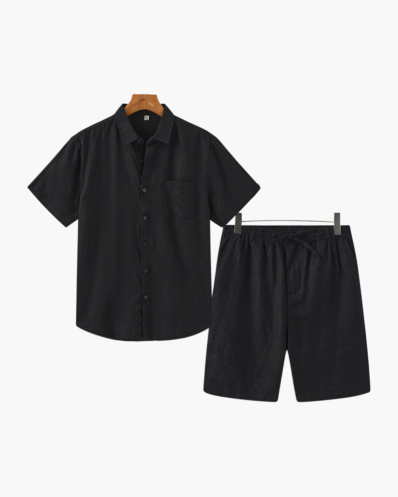 Carlo | Pantaloncini estivi in lino Old Money