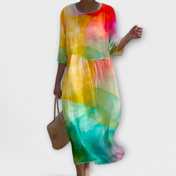Miranda - Abito Maxi Floreale Elegante