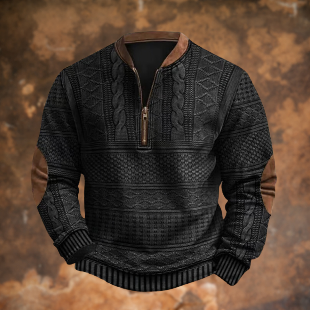 João - Maglione in maglia con zip
