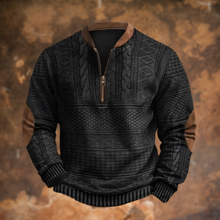 João - Maglione in maglia con zip