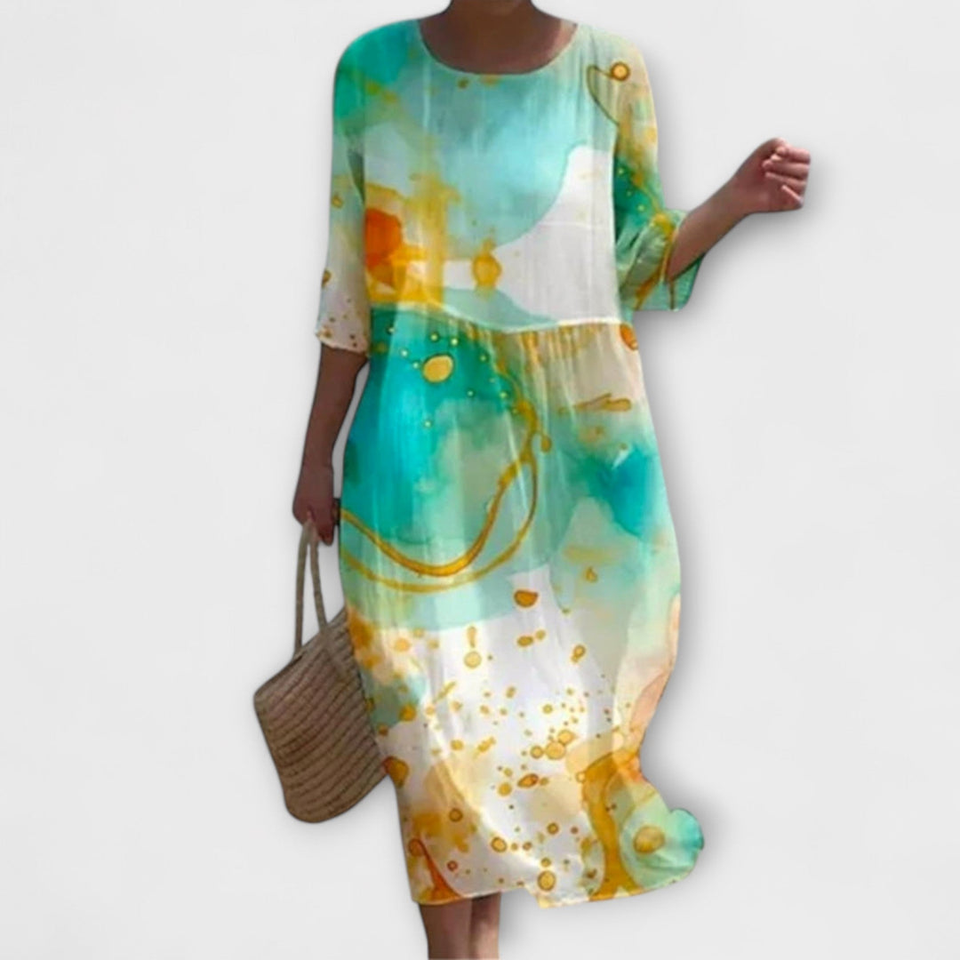 Miranda - Abito Maxi Floreale Elegante